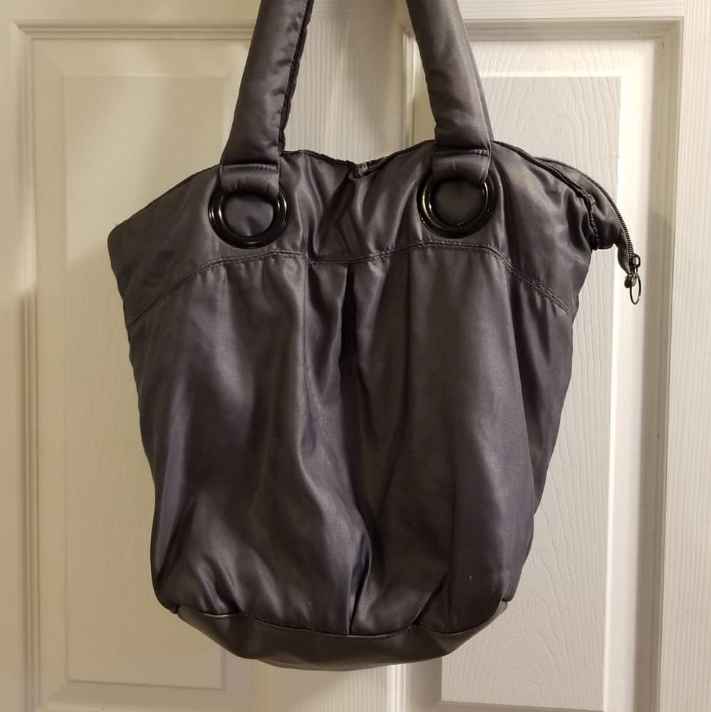 Bath and body works puffy grey tote